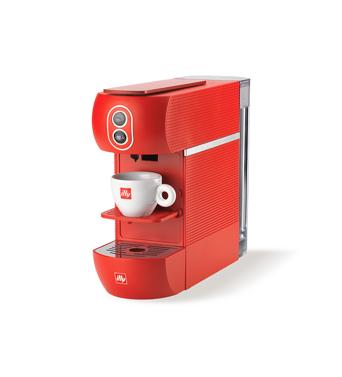 Koffiemachine voor E.S.E. servings koffiepads - illy Easy Rood image number 1